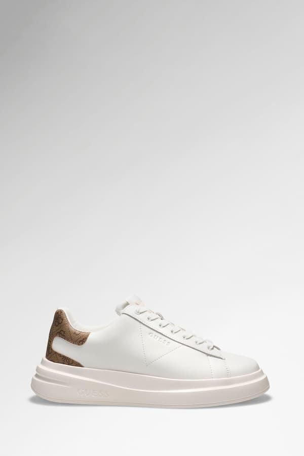 Guess Polyethyleen Sneaker met 4 5 cm Hak White Heren - Foto 7