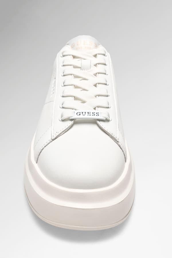 Guess Polyethyleen Sneaker met 4 5 cm Hak White Heren - Foto 3
