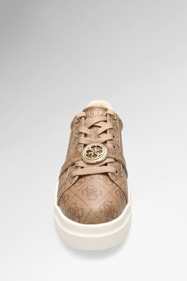 GUESS Sneakers laag 'Erizo' crème chocoladebruin cappuccino - Foto 3