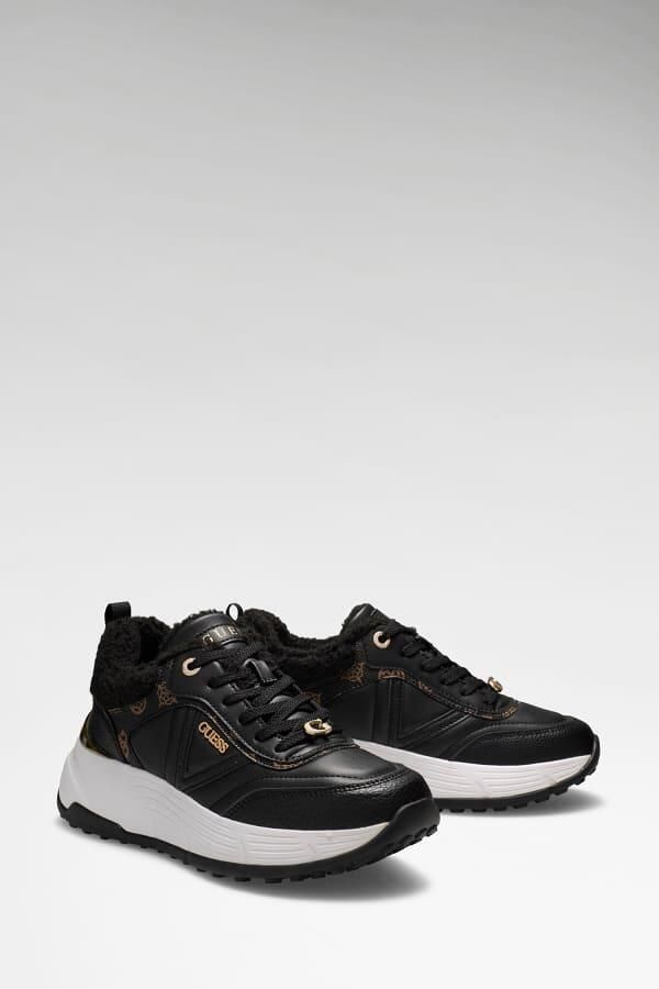 Guess Facter Hardloopschoenen Van Imitatieleer - Foto 3
