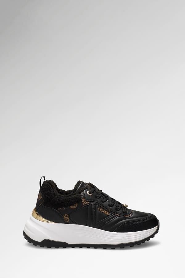 Guess Facter Hardloopschoenen Van Imitatieleer - Foto 4