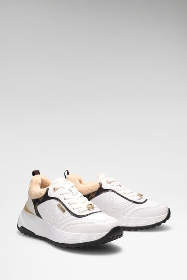 Guess Facter Hardloopschoenen Van Imitatieleer - Foto 3