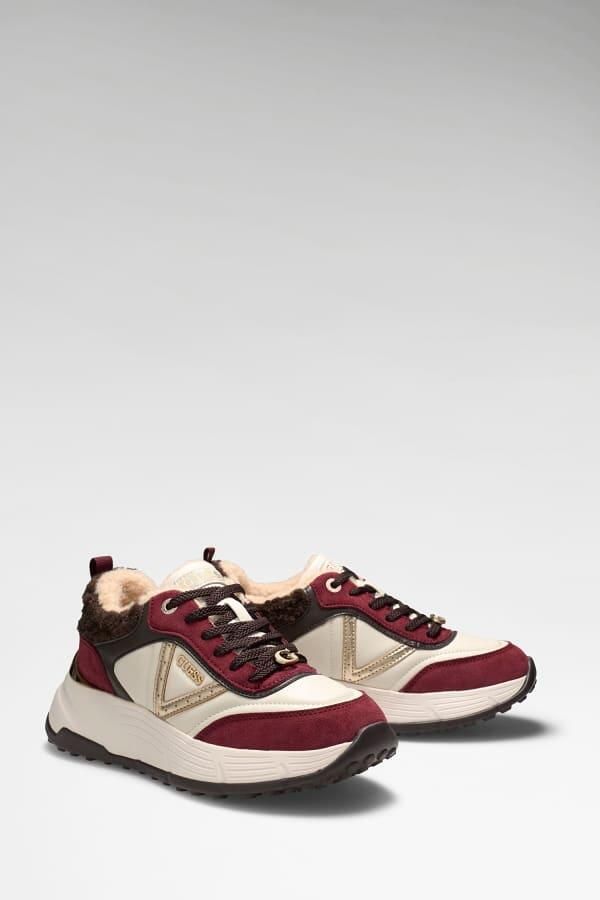 Guess Facter Hardloopschoenen Van Kunstleer