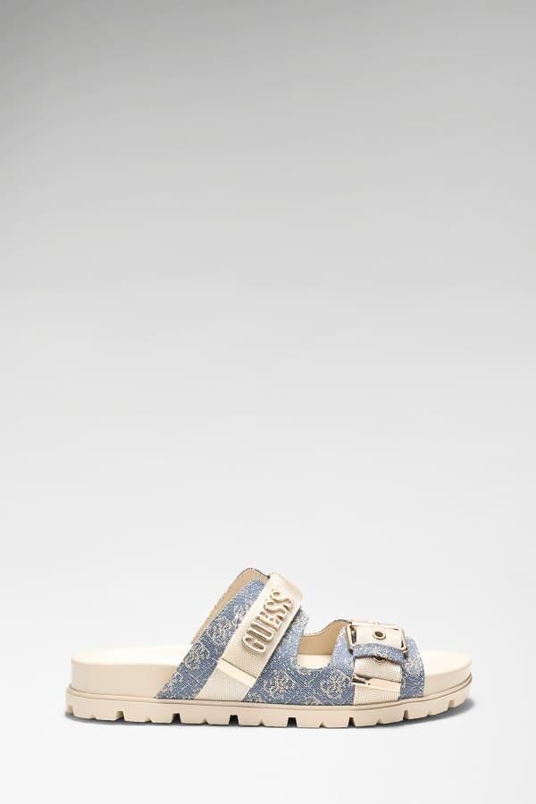 Guess Faxona Denim Sandalen - Foto 7