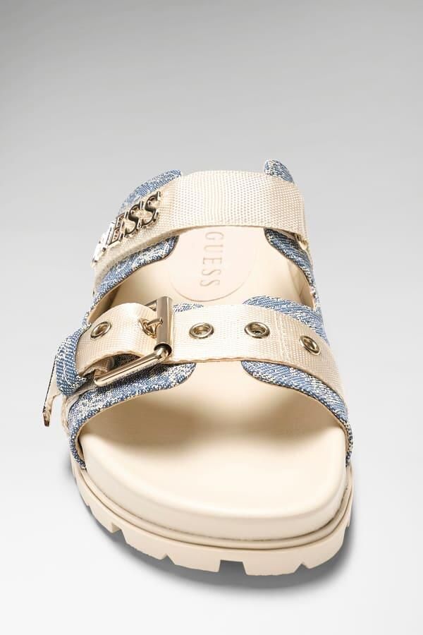 Guess Faxona Denim Sandalen - Foto 8