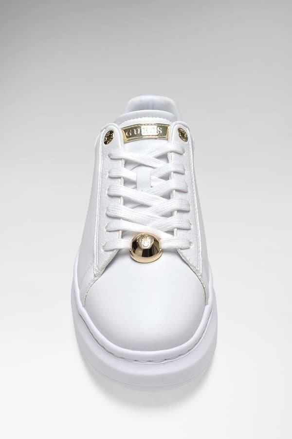 GUESS Sneakers laag 'Fireup' bruin donkerbruin goud wit - Foto 4
