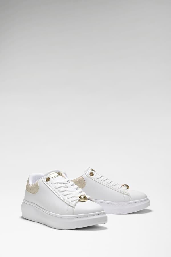 Guess Fireup Sneakers Van Echt Leer
