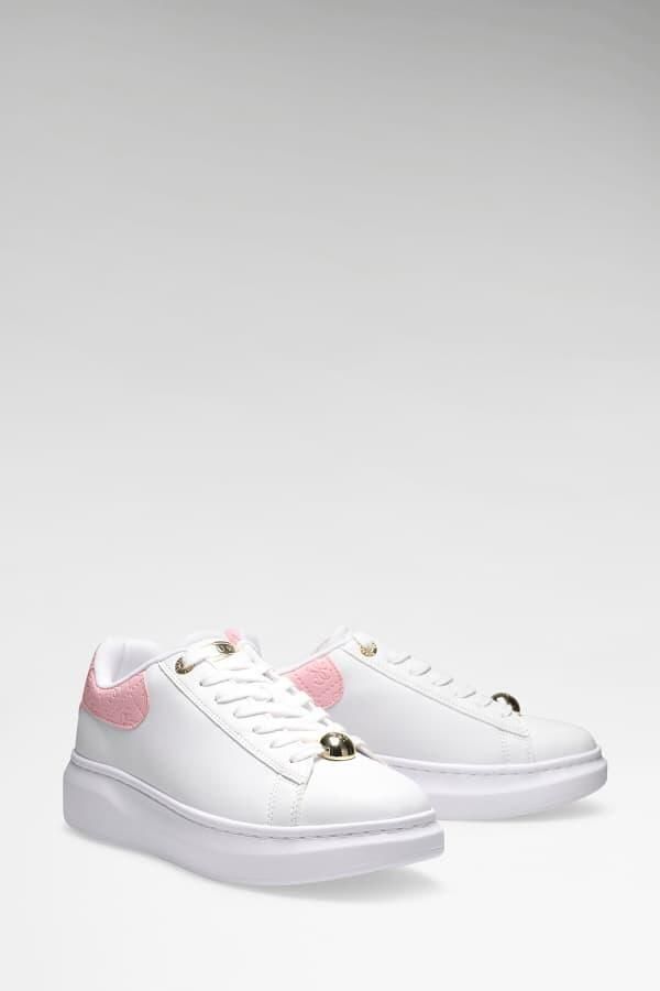 Guess Fireup Sneakers Van Echt Leer - Foto 6