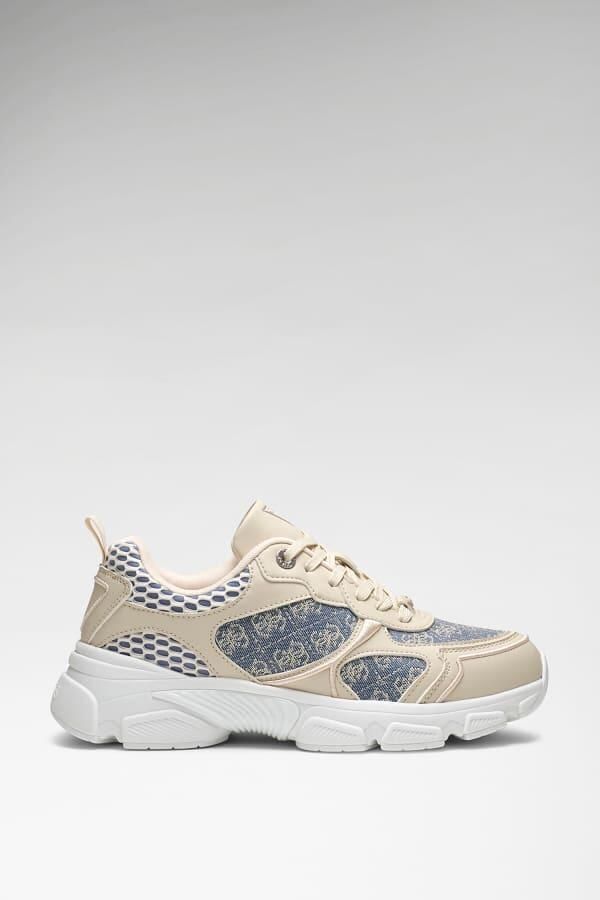 GUESS Dames Sneakers Bruin FLTIDY-ELE12 CREAM Indye - Foto 4