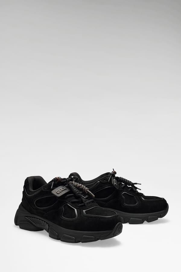 Guess Irrina Sneakers Van Echt Leer - Foto 3