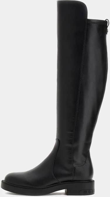 Guess Overkneelaarzen in leerlook model 'Fyza' - Foto 6