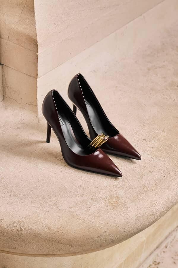 Guess Leonie Pumps Van Echt Leer - Foto 2