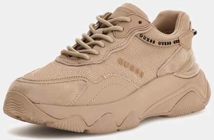 Guess Glamour Sneaker Vrouwen Stijlvolle Schoenen Beige Dames