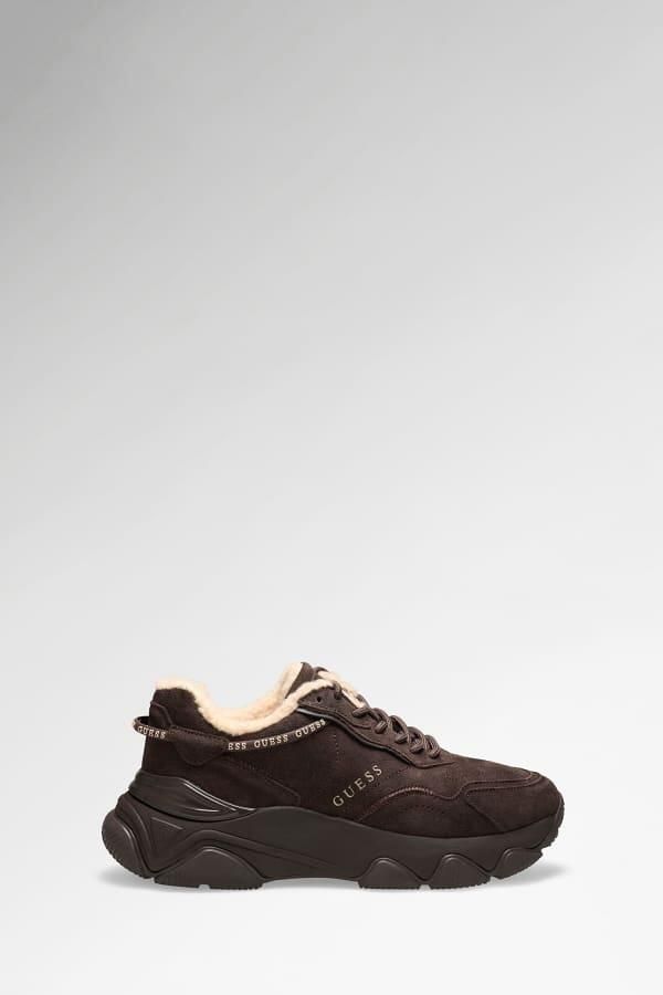 Guess Micola Sneakers Van Echt Leer - Foto 2