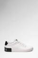 Guess Pancho Sneakers Van Imitatieleer - Wit
