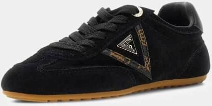 GUESS Relli zwarte leren sneakers - Foto 3