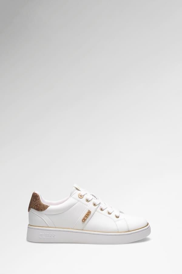 GUESS Sneakers laag 'BRITZ' cappuccino goud wit - Foto 2