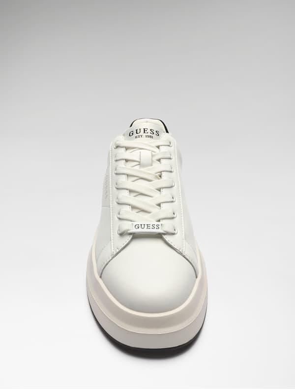 GUESS Sneakers laag 'ELBA' grijs zwart wit - Foto 3