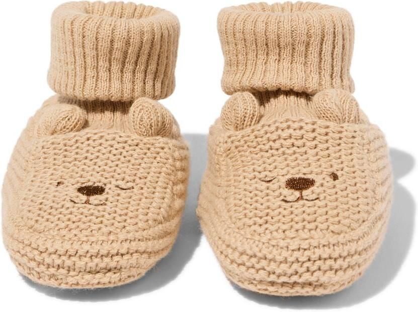 HEMA Babyslofjes Hond Beige