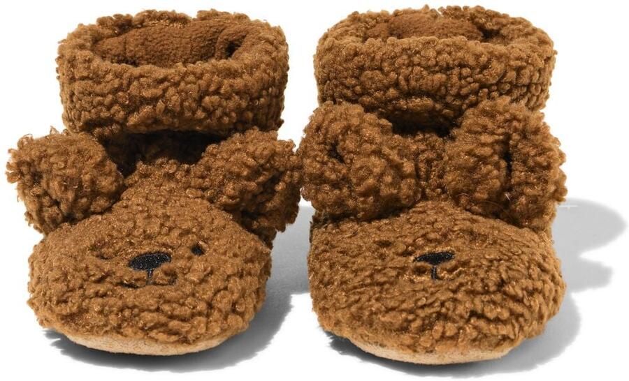 HEMA Babyslofjes Teddy Hond Bruin