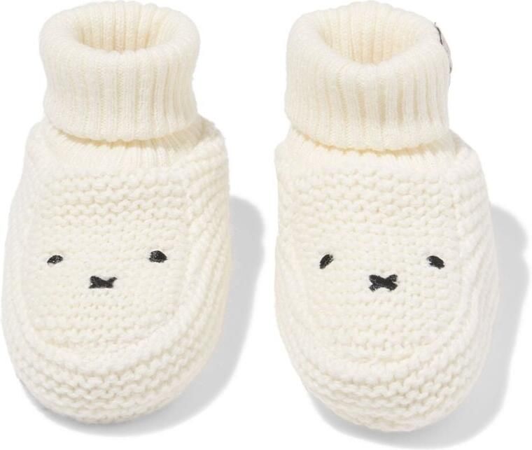 HEMA Nijntje Newborn Sloffen Gebreid Wit (wit)