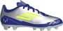 Adidas Perfor ce F50 Club Messi junior voetbalschoenen zilvermetalic kobaltblauw geel - Thumbnail 4