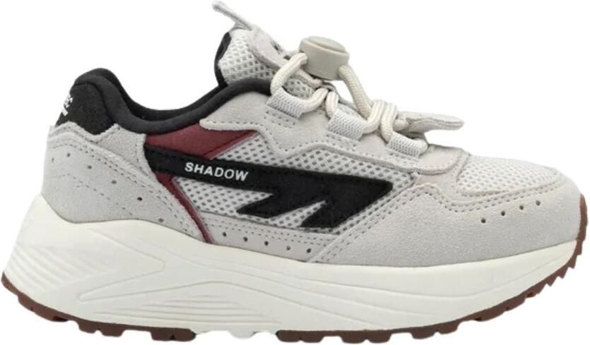 Hi-Tec kids Shadow Lace star white black Suede Kinderen