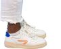 Hub Retro Sneaker Court-z Lage sneakers Leren Sneaker Dames Wit - Thumbnail 3