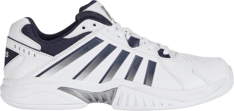 K-Swiss Receiver V Indoor Heren Sportschoenen Tennis Smashcourt White Blue