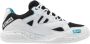 K-Swiss Tura Team Padel padelschoenen wit zwart blauw - Thumbnail 3