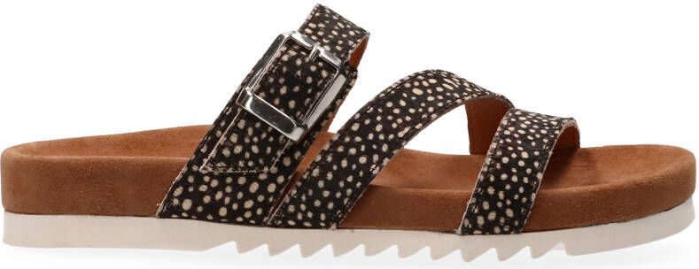 Maruti Bijou HAIRON leather slippers dames