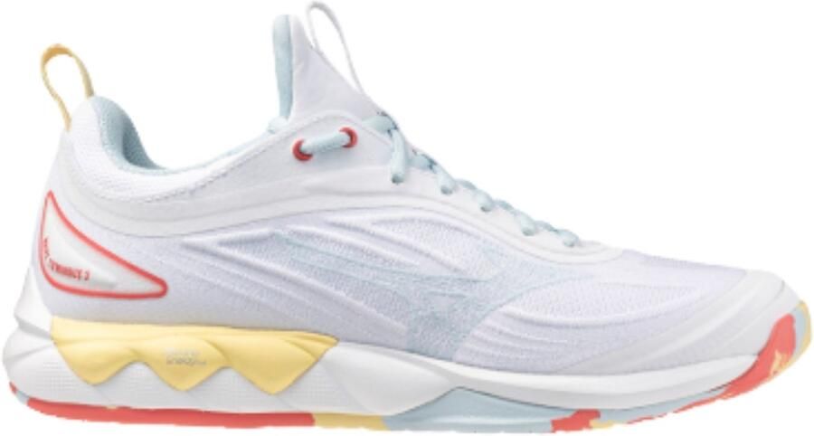 Mizuno Wave Lumino Indoor Sportschoenen Voor Dames Wit 1 2 Vrouw
