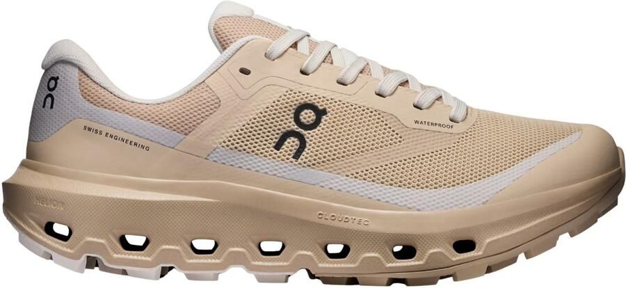 On Women's Cloudvista 3 Waterproof Trailrunningschoenen geel ice