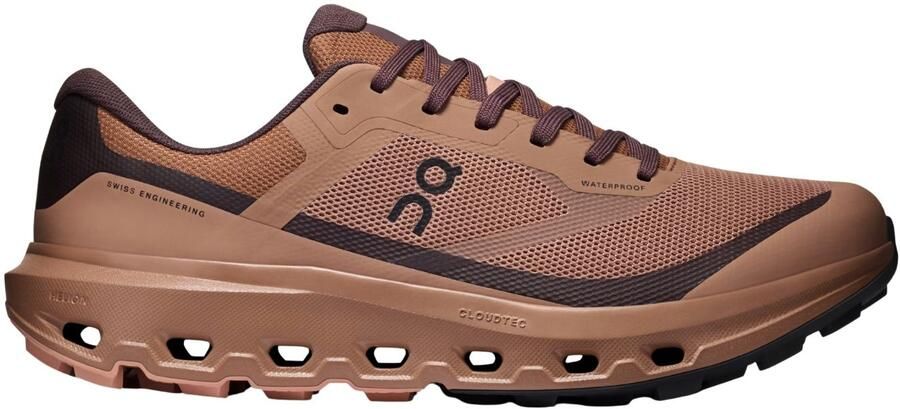 On Cloudvista 3 Waterproof Trailrunningschoenen portobello mulberry