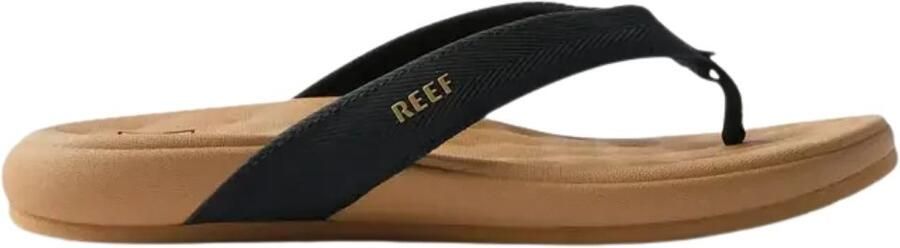 Reef CUSHION MELODY Dames Slippers Zwart Lichtbruin - Foto 12