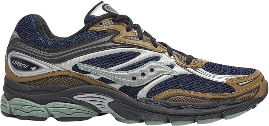 Saucony Progrid Omni 9 H Sneakers Mesh Heren Blauw - Foto 2