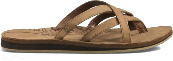 Teva Olowahu Leer slippers dames