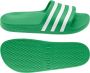 Adidas Performance Adilette Aqua badslippers groen wit - Thumbnail 2
