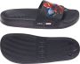 Adidas Kids adidas Adilette Spider Badslippers Kids Zwart Rood Blauw - Thumbnail 2
