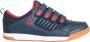 Brabo Velcro Indoor Hockeyschoenen Kinderen Navy Red - Thumbnail 2