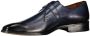 Jac Hensen Premium Gespschoen Blauw - Thumbnail 2