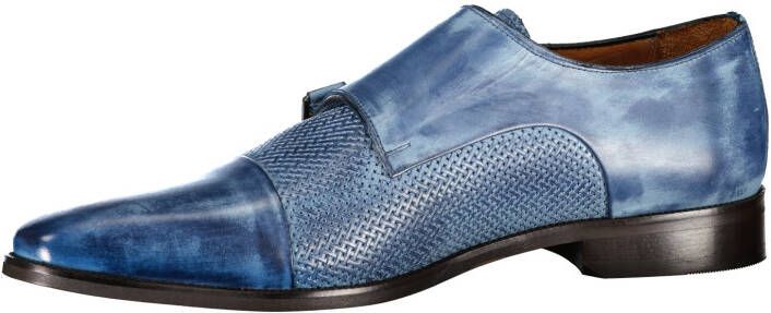 Jac Hensen Premium Gespschoen Blauw