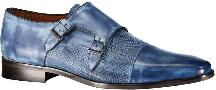 Jac Hensen Premium Gespschoen Blauw