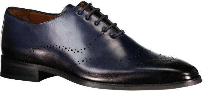 Jac Hensen Premium Veterschoen Blauw