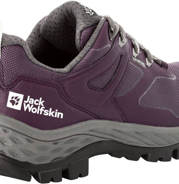 Jack Wolfskin Rebellion Guide Texapore Low Women Waterdichte wandelschoenen Dames 39 purper purple grey
