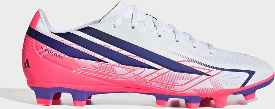 Adidas Perfor ce F50 Hyperfast Club senior imitatieleren voetbalschoenen roze paars - Foto 4