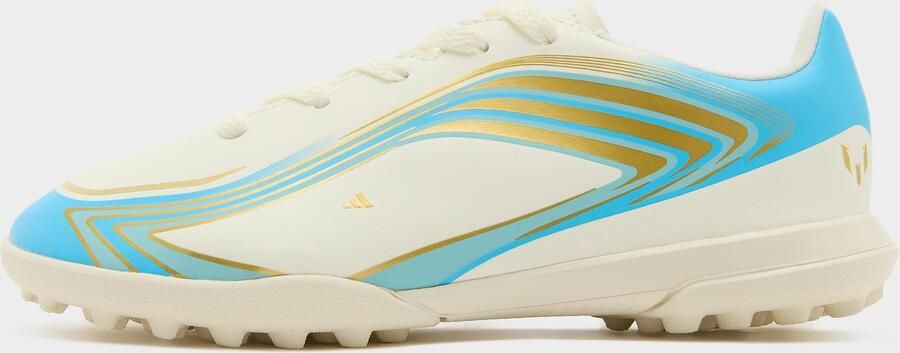 Adidas Perfor ce F50 Messi Club Turf Voetbalschoenen Kids Kinderen Beige - Foto 3