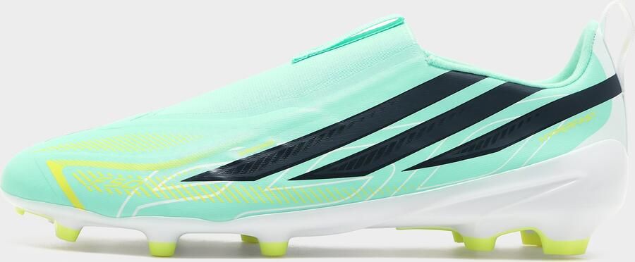 Adidas F50 Hyperfast League Laceless FG Junior Groen Kind Groen