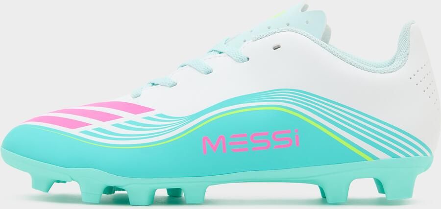 Adidas Perfor ce F50 MESSI CLUB Firm Ground Multi Ground Voetbalschoenen Kids Kinderen Wit - Foto 2