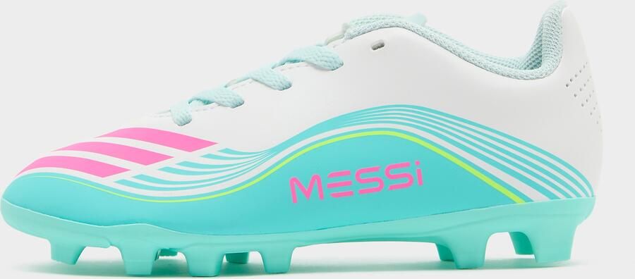 Adidas Perfor ce F50 MESSI CLUB Firm Ground Multi Ground Voetbalschoenen Kids Kinderen Wit - Foto 3